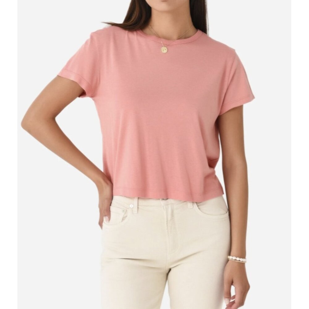 AGOLDE Short Drew Tee in Smoothie ( S )
